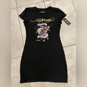 Ed Hardy Dress with Rhinestones